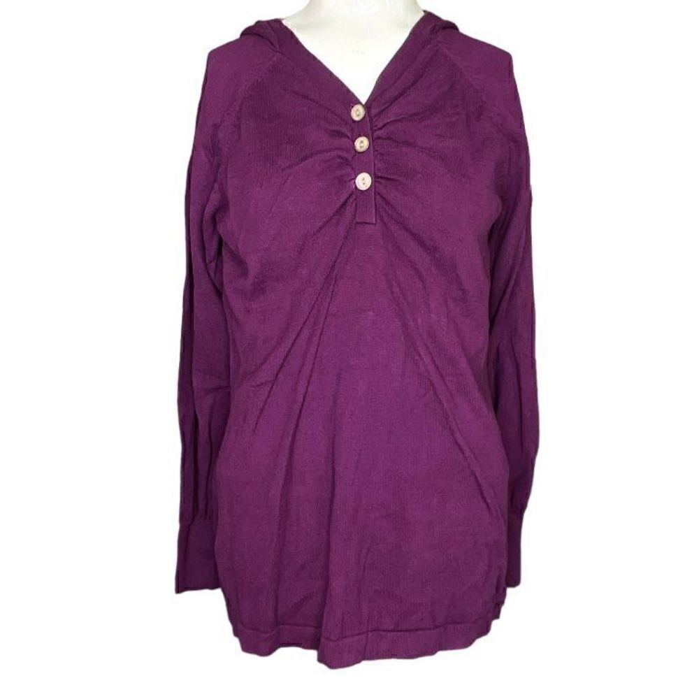Oh Baby by Motherhood size medium hooded lightweight sweater